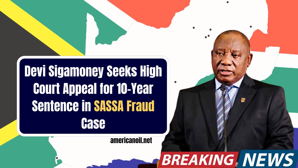 Devi Sigamoney Seeks High Court Appeal for 10-Year Sentence in SASSA Fraud Case