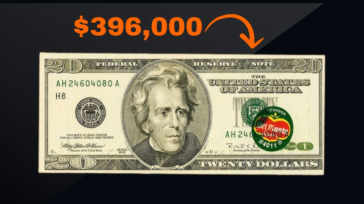 Old $20 Bill Worth More Than 20,000 Times Its Value